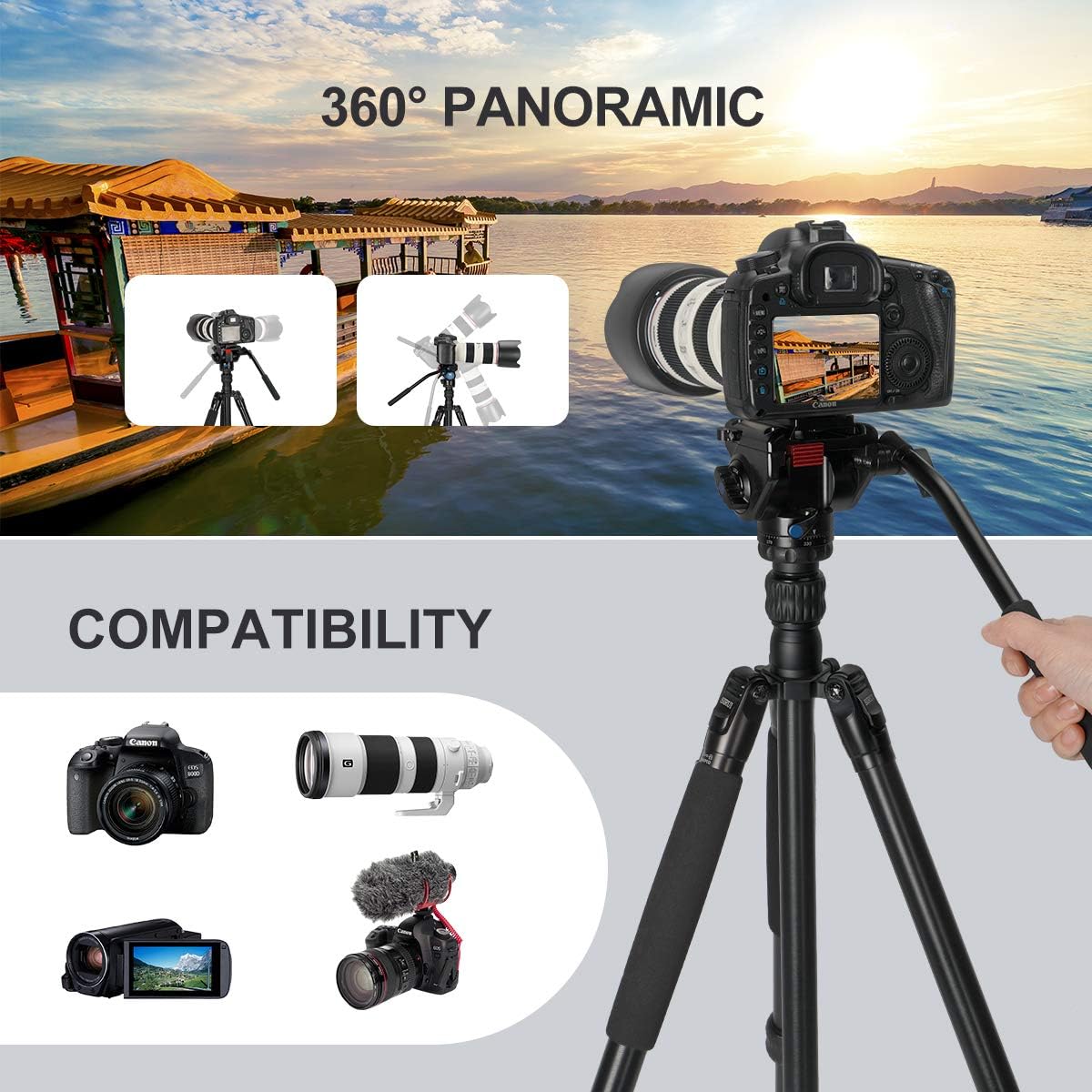 Sirui Traveler VA Aluminum Tripod with Video Head