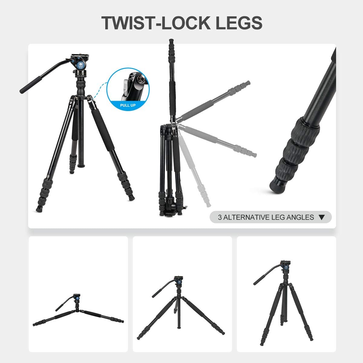 Sirui Traveler VA Aluminum Tripod with Video Head