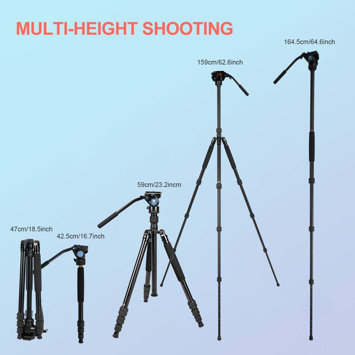 Sirui Traveler VA Aluminum Tripod with Video Head