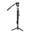 Sirui P-424SR Carbon Fiber Monopod with VH-10 Fluid Video Head