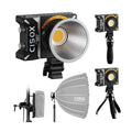 Sirui C150X 150W Handheld Pocket Bi-Color LED Light with V-Mount Battery Plate and Bowens Mount Adapter