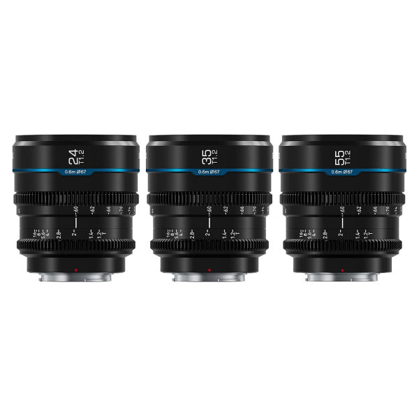 Sirui Nightwalker T1.2 3-Lens Set (X Mount)