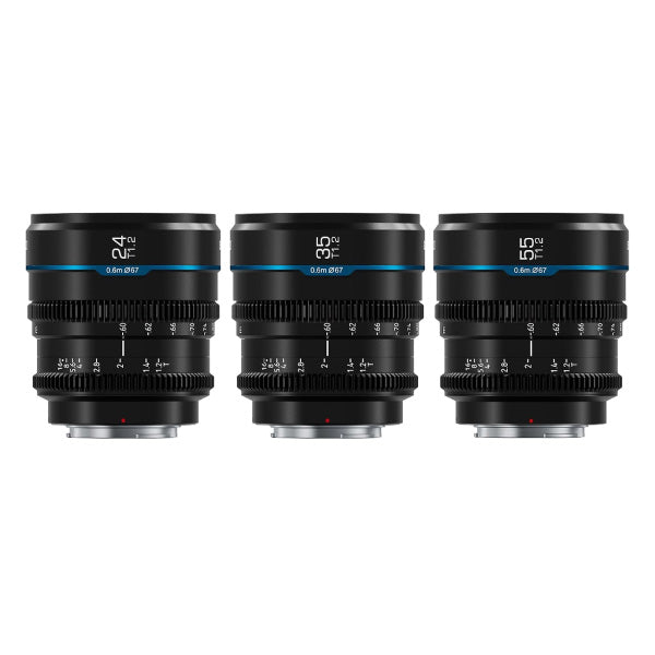 Sirui Nightwalker T1.2 3-Lens Set (L-Mount)