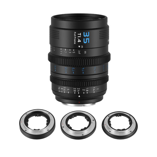 SIRUI Vision Prime 35mm T1.4 単焦点 シネマレンズ SIRUI Vision Prime 35mm T1.4 Lens (Black, E-Mount) + RF/Z/L