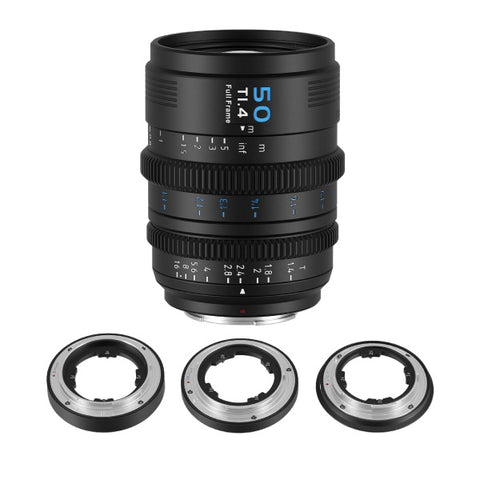 Sirui Vision Prime 1 50mm T1.4 Full Frame Cine Lens for RF, Z and L Mount (Black)