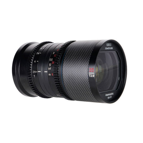 SIRUI Saturn 35mm T2.9 1.6x Carbon Fiber Full Frame Anamorphic Lens For Canon RF