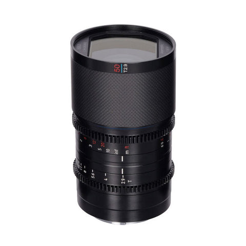 Saturn RF50B 50mm T2.9 1.6x BLUE FLARE CARBON Full-Frame Anamorphic RF-Mount