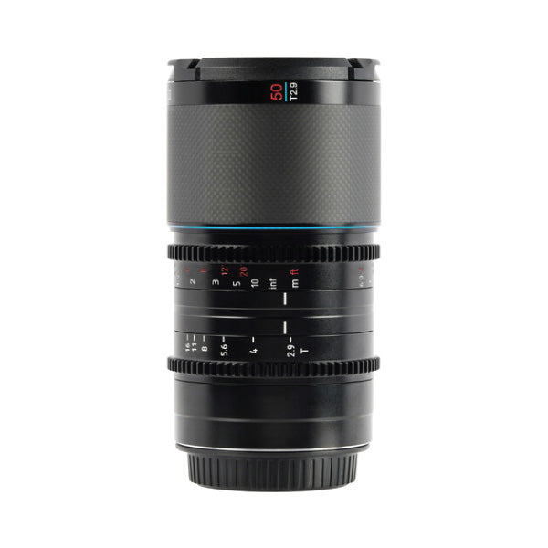Sirui Saturn 50mm T2.9 1.6x Full-Frame Anamorphic Lens (E-Mount) - Blue Flare