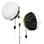 Nicefoto KT-DS60L-1000B Umbrella Light Kit Lantern Softbox-100w