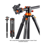 K&F Concept SA254T2 Lightweight Aluminum Compact Tripod