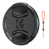 K&F Concept 55mm Center-Pinch Lens Cap with Rope