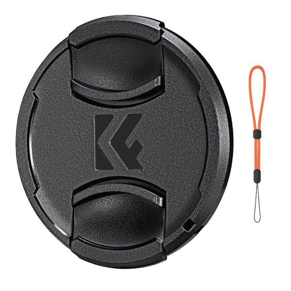 K&F Concept 72mm Center-Pinch Lens Cap with Rope