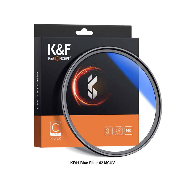 K&F Concept 62mm MCUV Slim Filter Blue Multi-Coated
