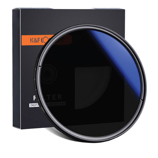 K&F Concept 72mm Variable ND Filter ND2€“ND400 (Blue)