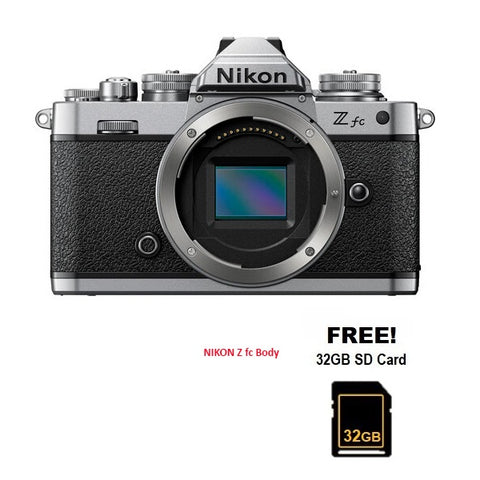 Nikon Z fc Mirrorless Camera Body (Silver)