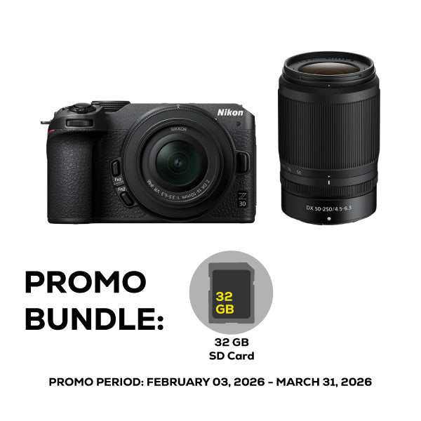 Nikon Z30 Mirrorless Camera 16-50mm + 50-250mm Kit