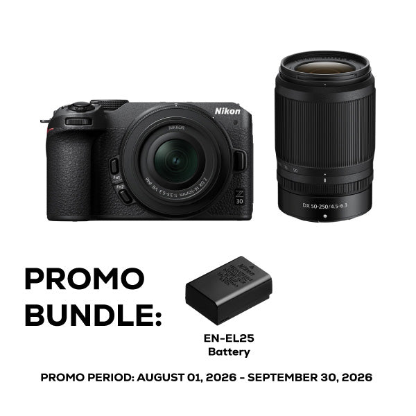 Nikon Z30 Dual Zoom Lens Kit (16-50mm + 50-250mm) – Camerahaus