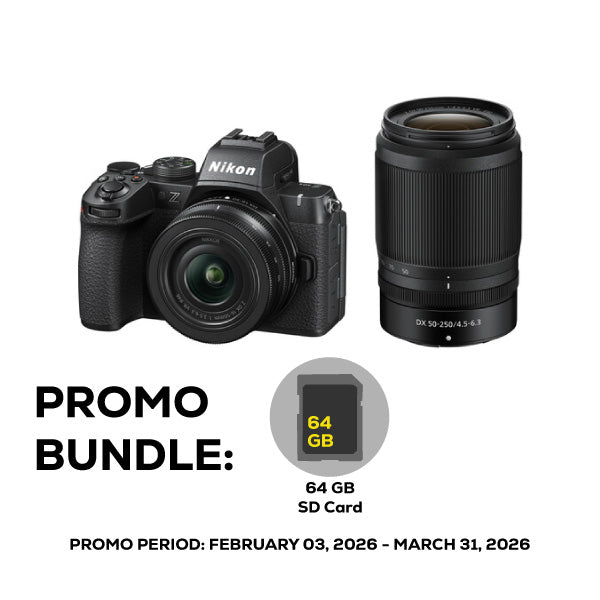 Nikon Z50 II Black + 16-50mm + 50-250mm Zoom