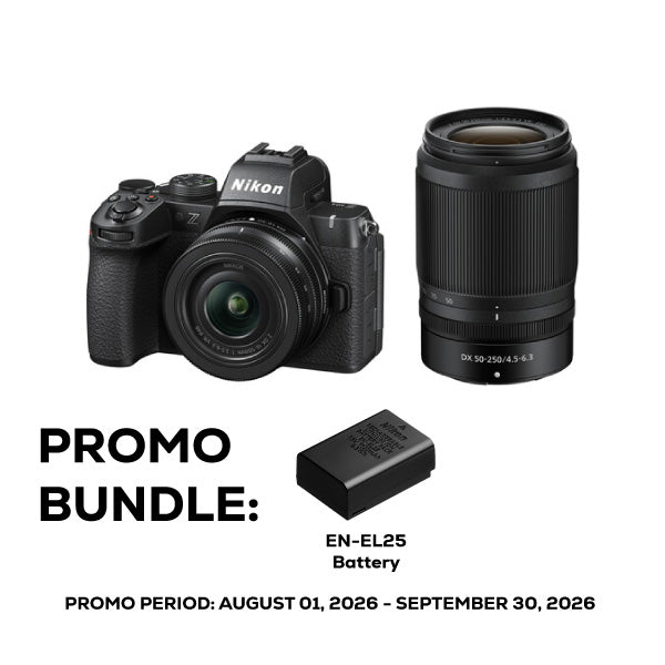 Nikon Z50 II Black + 16-50mm + 50-250mm Zoom – Camerahaus