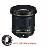 Nikon AF-S NIKKOR 20mm F1.8G ED Lens