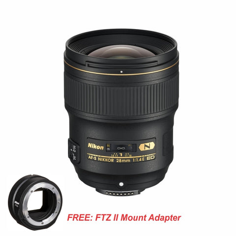 Nikon AF-S NIKKOR 28mm F1.4E ED Lens