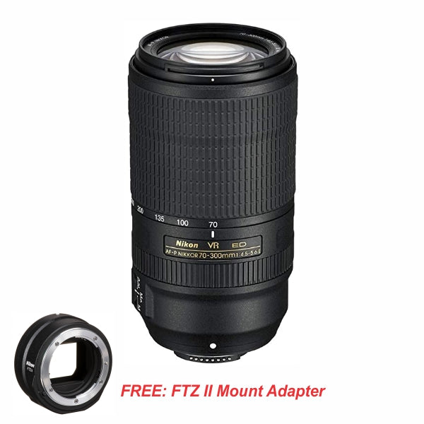 Nikon AF-P 70-300mm F4.5-5.6E ED VR Lens