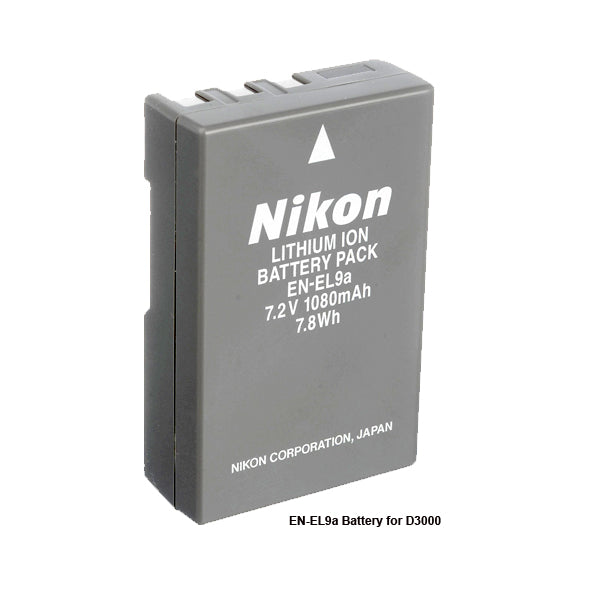 Nikon EN-EL9a Battery for D3000
