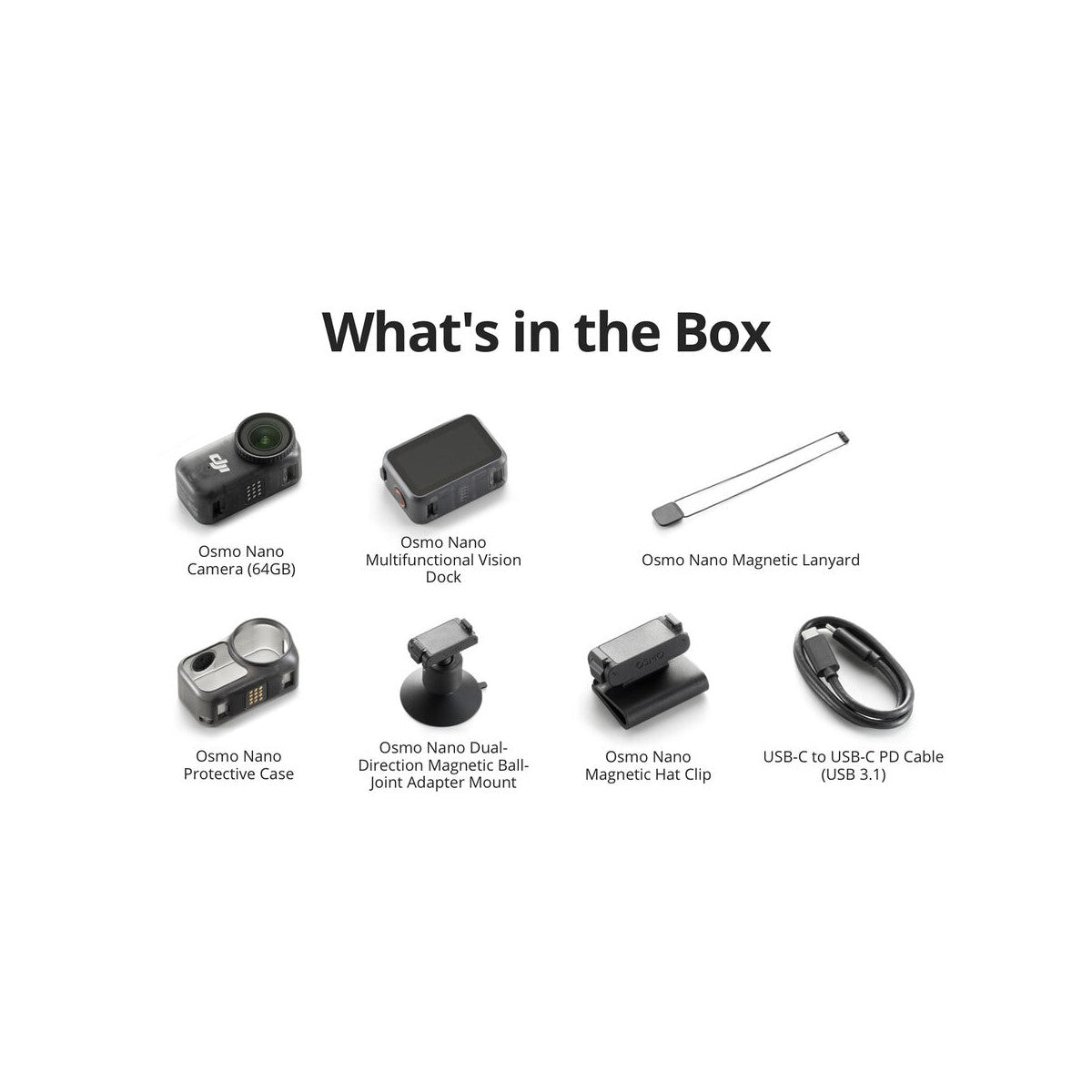 DJI Osmo Nano 64GB Action Camera