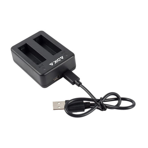 GP202 Dual Charger for Hero4 Input 5V 2A, Output 4.35V 2x800mAh