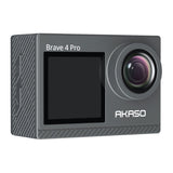 AKASO Brave 4 Pro Action Camera Kit (2 Batteries, Dual Charger, Remote)
