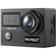 AKASO Brave 4 Action Camera with Waterproof Case (2 Batteries)