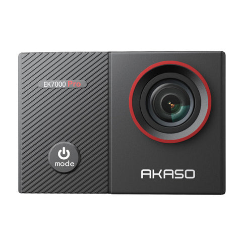 EK7000 PRO Action Camera 2-Battery Set with Dual Charger & Remote