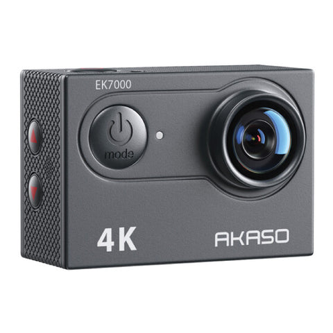 EK7000 Action Camera 2-Battery Set with Dual Charger & Remote