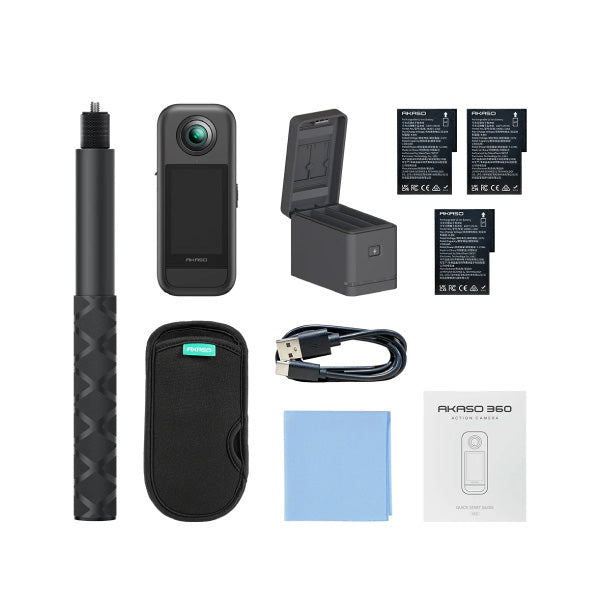 360 Camera CREATOR Combo with 3 Batteries + Selfie Stick