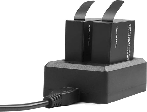 AKASO Charger and Dual Battery Combo for Brave 8 / Brave 8 Lite