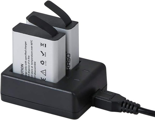 AKASO Charger and Dual Battery Combo for Brave 4 / Brave 4 PRO / V50X — alternate view