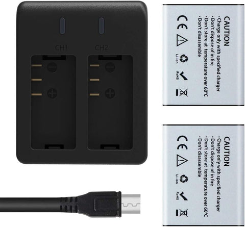 BATTERY KIT for BRAVE 4PRO V50X incl Charger + 2 Batteries
