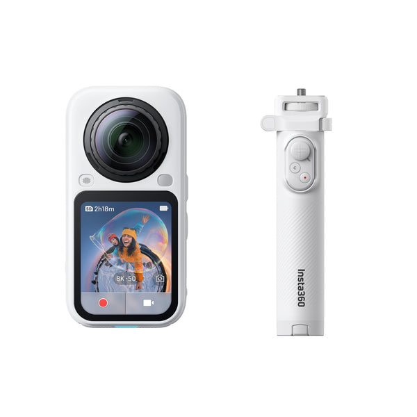 Insta360 X6 360 Camera Travel Bundle (White)