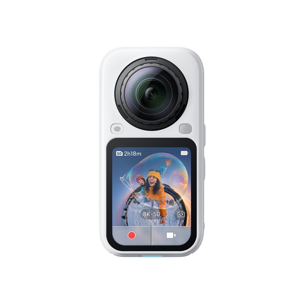 Insta360 X6 360 Camera Motorcycle Bundle (White)