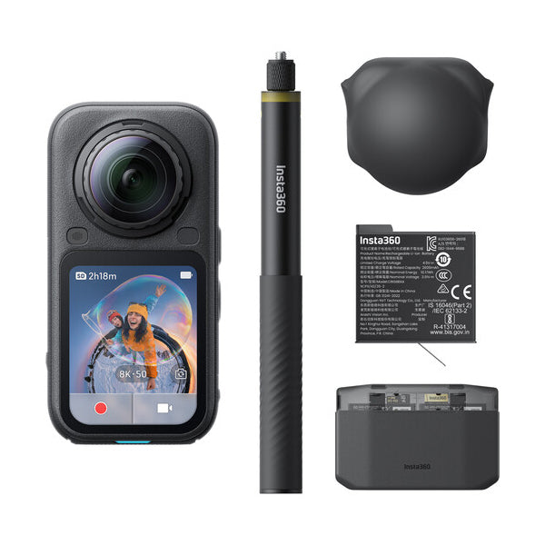 Insta360 X6 360 Camera Essential Bundle (Black)