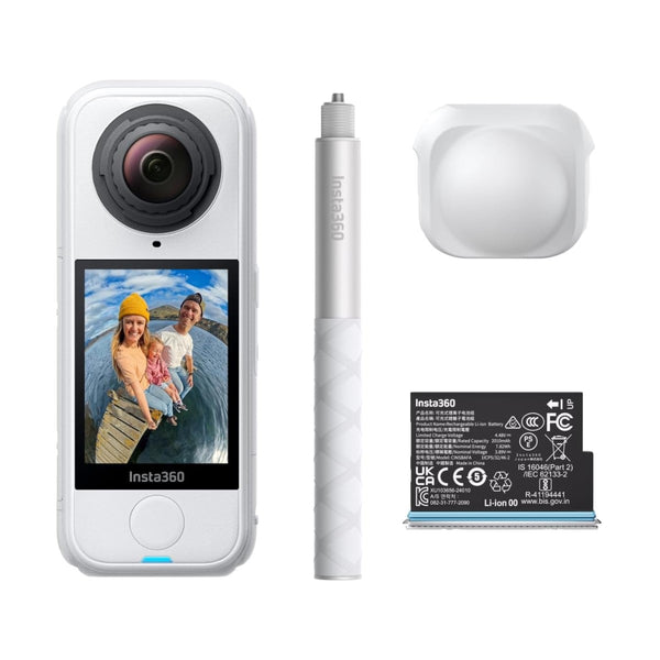 Insta360 X4 Air Action Camera Starter Bundle (White)