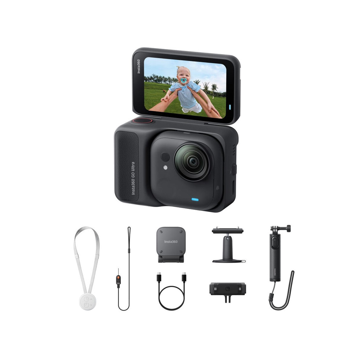 Insta360 GO Ultra Creator Bundle Action Camera - Black