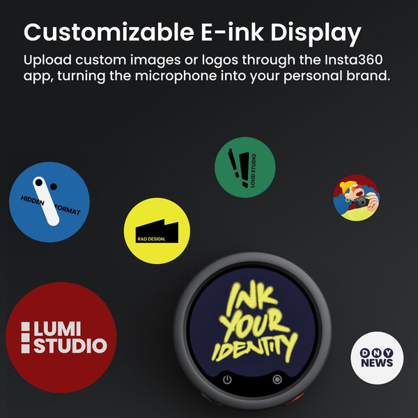 Insta360 Mic Pro Transmitter (Black) — alternate view