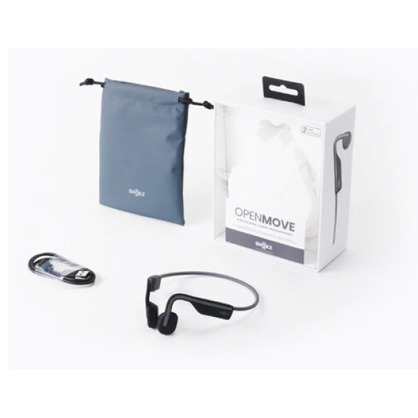 Shokz OpenMove Bone Conduction Headphones - Gray