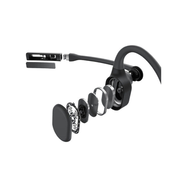 Shokz OpenComm 2 UC Bone Conduction Headset USB-A - Black