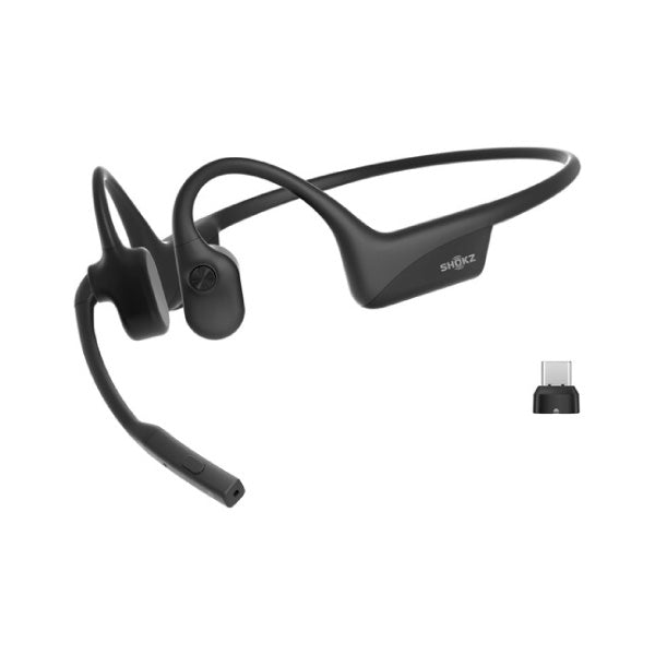 Shokz OpenComm 2 UC Bone Conduction Headset USB-C - Black
