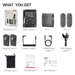 Lensgo 318C II 2.4Ghz Clip On Wireless Lavalier Microphone Black