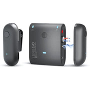 Lensgo 318C II 2.4Ghz Clip On Wireless Lavalier Microphone Black