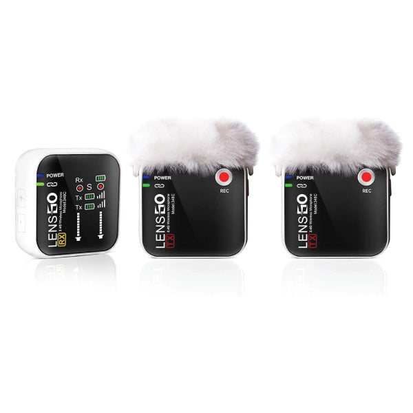 LENSG LYM348C White Wireless Microphone