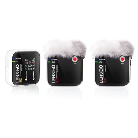 LENSG LYM348C White Wireless Microphone